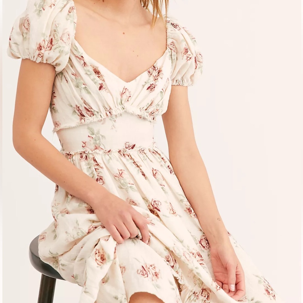 Loveshackfancy Angie Cotton Linen Sunshine Maxi, 0